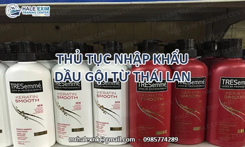 nhập khẩu dầu gội