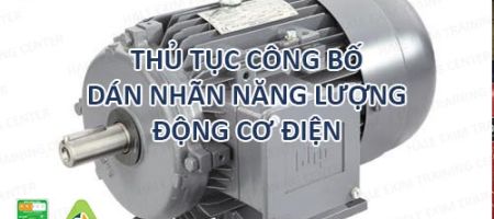 dán nhãn năng lượng động cơ điện
