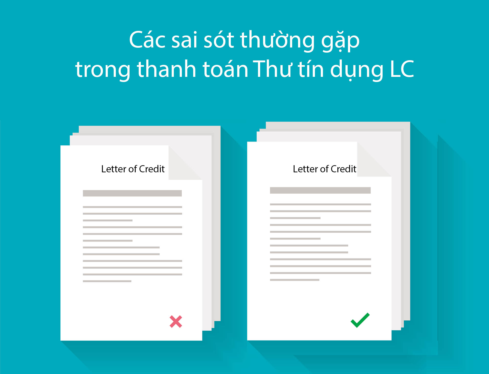 sai sót trong thư tín dụng LC