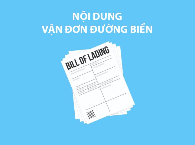 nội dung vận đơn đường biển