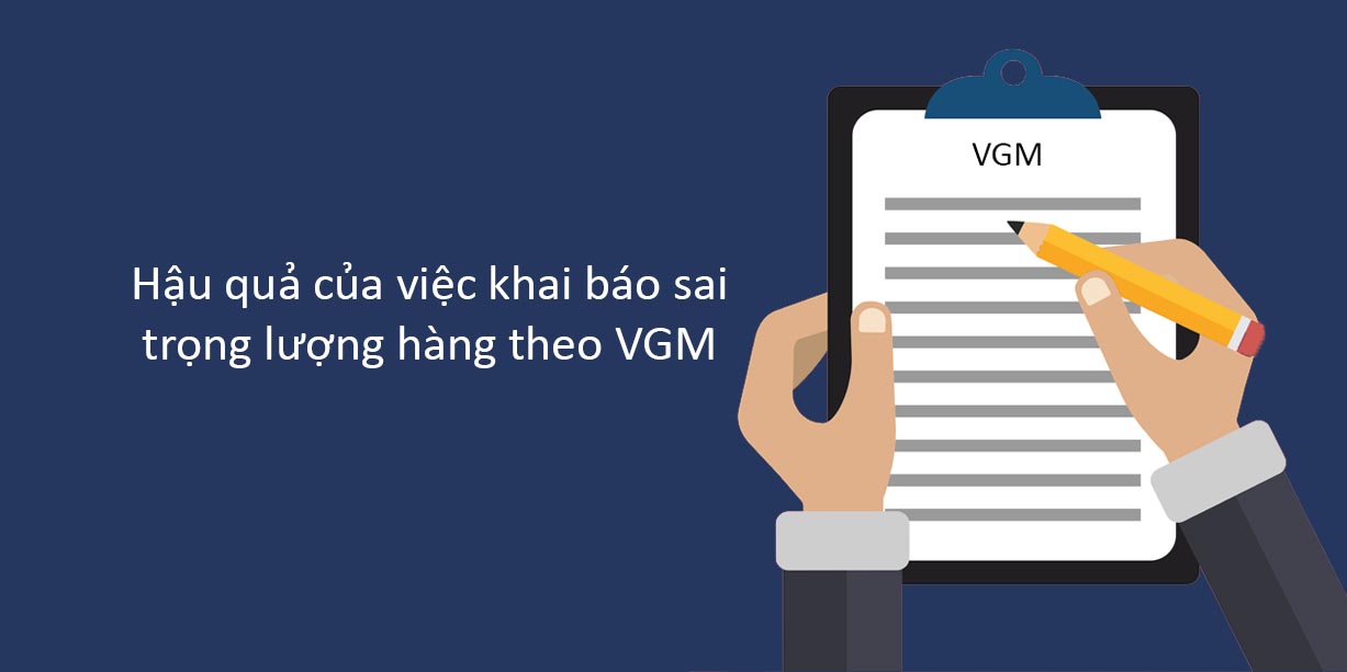 khai sai trọng lượng hàng hóa vgm